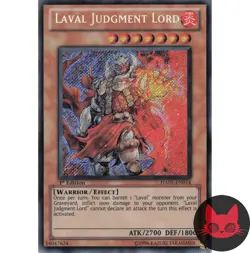 Yugioh Laval Judgment Lord HA05-EN014 Secret Rare 1st Edition NM - Image 1