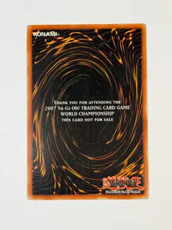 Yugioh Get Your Game On! WCPS-EN700 World Championship Promo 2007 LP - Image 3