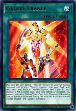 Yugioh! LP Galaxy Trance - SOFU-EN056 - Rare - Unlimited Edition Lightly Played, - Image 1