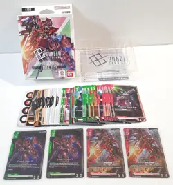 GUNDAM CARD CAME STARTER DECK ST01 + ST02 + ST03 + ST04 ENGLISH no Bonus Pack - Image 4