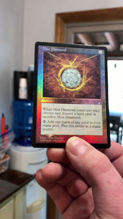 Mtg - Mox Diamond - Stronghold - FOIL - Legacy - Restricted - WATCH ITEM VIDEO! - Image 2