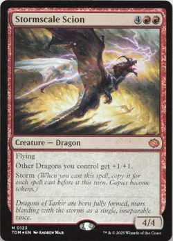 Stormscale Scion - FOIL - M Tarkir: Dragonstorm 123 - MTG - Image 1