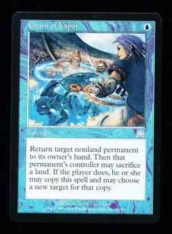 * * 1x Chain of Vapor x1 * * Onslaught MTG NM Near Mint - Image 1