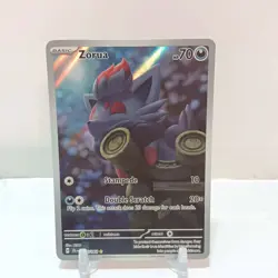 Pokemon Zorua 75/64 NM Shrouded Fable Illustration Rare - Image 1