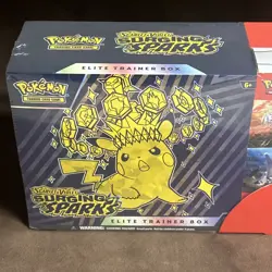 Pokemon Surging Sparks ETB + Booster Bundle Costco 2-pack Sealed New - Image 3