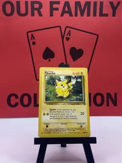 Pikachu 60/64 Jungle WOTC Pokemon TCG Regular Common 1999 HP - Image 1