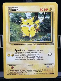 1999 Pokemon TCG Jungle Pikachu - 60/64 - Regular WOTC LP - Image 3