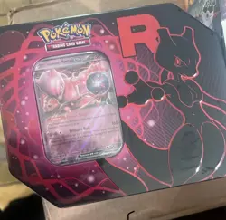 Pokemon TCG Destined Rivals Mewtwo EX Tin - Factory Sealed - English Edition - Image 1
