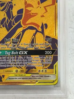 Pokemon Pikachu & Zekrom GX Premium Coll. Full Art Promo SM248 PSA 10 Gem Mint - Image 4