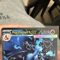 Mega Charizard x EX 125/094 Phantasmal Flames Holo Rare Pokemon Card NM - Image 5