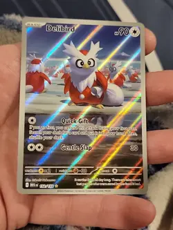 Pokemon Lot Of 3 Mega Evolution EX Illustration Rares Delibird Garganacl - Image 2