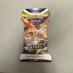 Pokemon Brilliant Stars TCG Sleeved Booster Pack Brand New Factory Sealed - Image 1
