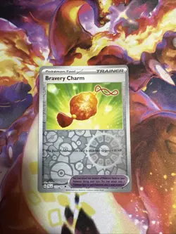 Pokemon TCG Bravery Charm Scarlet & Violet - Paldea Evolved 173/193 Reverse Holo - Image 1
