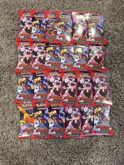 24x Pokemon TCG Scarlet and Violet Destined Rivals Sealed Booster Packs - Image 1