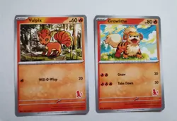 Vulpix + Growlith - My First Battle (Charmander Stamp) - Pokemon - Image 1
