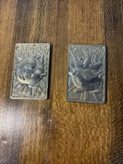 1999 Pokemon 23K Gold Plated Burger King Promotion Set Togepi and Jigglypuff - Image 1