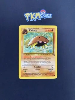 Pokemon TCG Kabuto Fossil 50/62 Regular LP. - Image 1