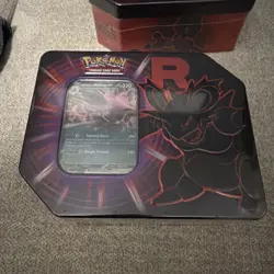 Pokemon TCG Team Rocket Nidoking Destined Rivals Tin Brand New Factory Sealed - Image 1