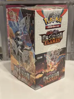 Pokemon TCG Obsidian Flames - Half Booster Box (18 Packs) - NEW & SEALED - Image 1