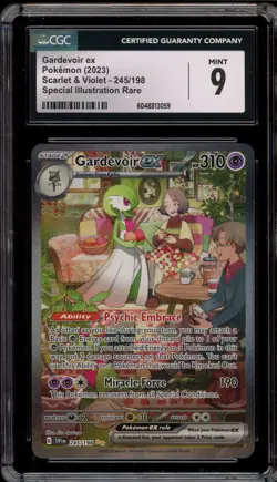 Pokemon Gardevoir ex Scarlet & Violet Special Illustration Rare #245 CGC 9 Mint - Image 1