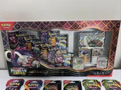 Pokemon Lot of 7 Items as Pictures - S&V Paldean Fates Great Tusk ex PC & More - Image 4