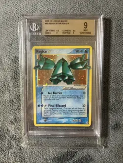 Pokemon Gold Star Regice EX 90/92 Legend Maker BGS 9 - Image 1