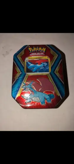 Pokemon TCG Salamence Dragons Tin w/ 3 Booster Packs - NEW/SEALED - Image 1