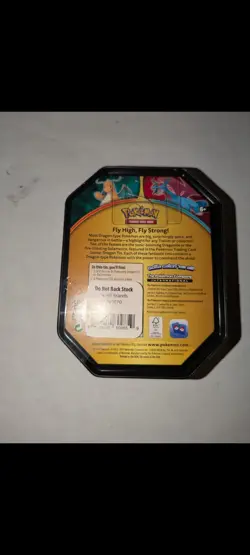 Pokemon TCG Salamence Dragons Tin w/ 3 Booster Packs - NEW/SEALED - Image 2