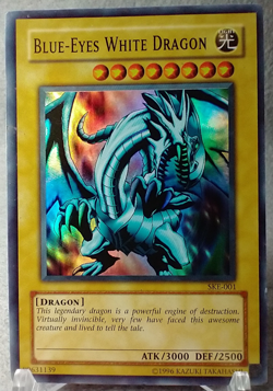 Blue Eyes White Dragon SKE-001 Holo Rare Card Yugioh TCG ✨ #N2E - Image 1