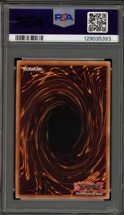 Yu-Gi-Oh! Trap Hole Legend of Blue Eyes Unlimited Super Rare LOB-058 PSA 9 Mint - Image 2