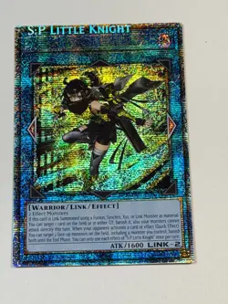 Yugioh MISPRINT ERROR Name Shift S:P Little Knight MP25-EN047 Starlight Rare #2 - Image 1