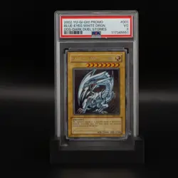 2002 Yu-Gi-Oh! Promo DDS-001 Blue Eyes White Dragon PSA 3 - 117345551 - Image 1