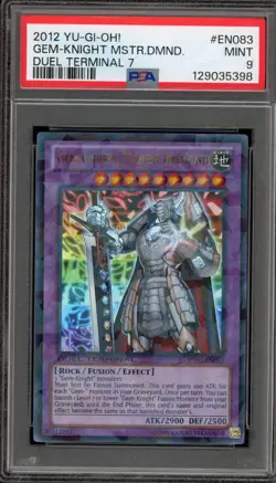 Yu-Gi-Oh! Gem-Knight Master Diamond Duel Terminal 7 DT02-EN083 PSA 9 - Image 1