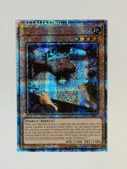 Yugioh MISPRINT ERROR Name Shift Retaliating "C" MP25-EN027 Starlight Rare NM - Image 1