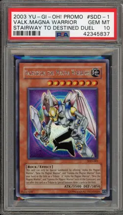 Yu-Gi-Oh! Valkyrion The Magna Warrior Stairway to Des. Duel Promo SDD-001 PSA 10 - Image 1