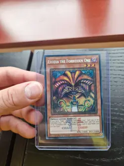 Yugioh! Exodia the Forbidden One EMBLAZONED SECRET 25LP-EN000 WORLD CHAMPIONSHIP - Image 1