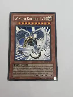 Yugioh Winged Kuriboh LV10 Unlimited Rare DP1-EN006 NM Unplayed - Image 1