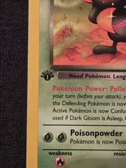 Pokemon Cards: Team Rocket 1st Edition Uncommon: Dark Gloom 36/82 Near Mint - Image 3