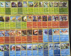 Pokemon Sword & Shield Base Set Near Complete Bulk Set W/ Holo 211 Cards - Image 3