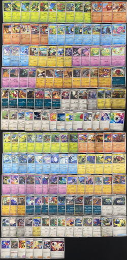 Pokemon Japanese Black Bolt SV11B & White Flare SV11W Bulk Set 157 Cards - Image 1