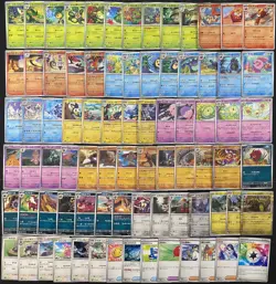 Pokemon Japanese Black Bolt SV11B & White Flare SV11W Bulk Set 157 Cards - Image 2