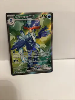 Pokemon TCG Quaquaval EX Scarlet & Violet Paldea Evolved Holo Ultra Card 235/193 - Image 1