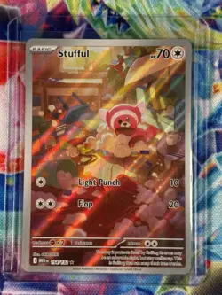 Stufful 154/132 Mega Evolutions Near Mint Pokemon Card - Image 1