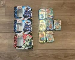 Empty Pokemon Tin Lot - 30 empty tins plus 12 bonus mini tins NO CARDS, NO PACKS - Image 2