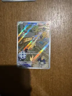 Pokemon TCG Timburr Holo Card 183/167 Sv06: Twilight Masquerade NM Condition - Image 1