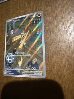 Pokemon TCG Timburr Holo Card 183/167 Sv06: Twilight Masquerade NM Condition - Image 3