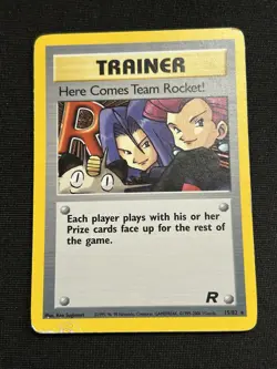 Here Comes Team Rocket! 15/82 Pokemon TCG Trainer Card - Image 1