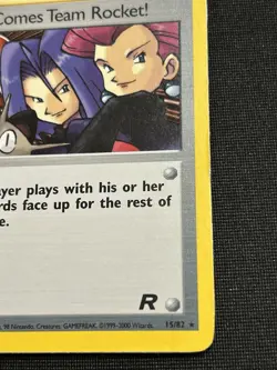 Here Comes Team Rocket! 15/82 Pokemon TCG Trainer Card - Image 3