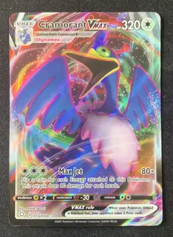 Cramorant VMAX 055/072 Shining Fates Ultra Rare Holo Pokemon TCG Card NM - Image 1