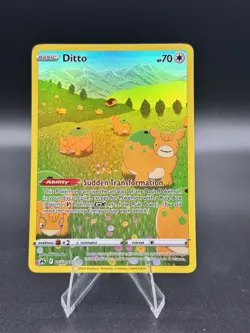 Pokemon TCG Ditto Crown Zenith Galarian Gallery Holo Ultra Rare Card GG22/GG70 - Image 1